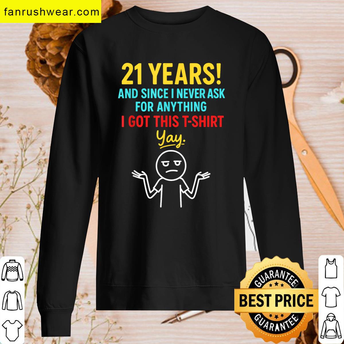 21 Years Celebration T-shirt