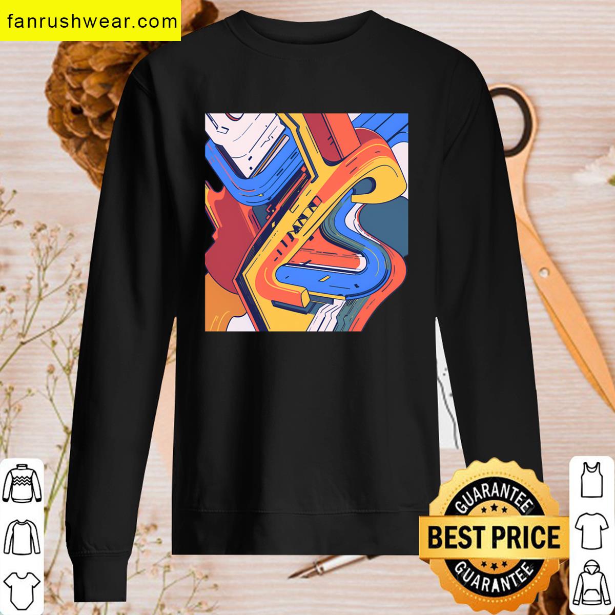 Anime Abstract Geometries Tee T-shirt