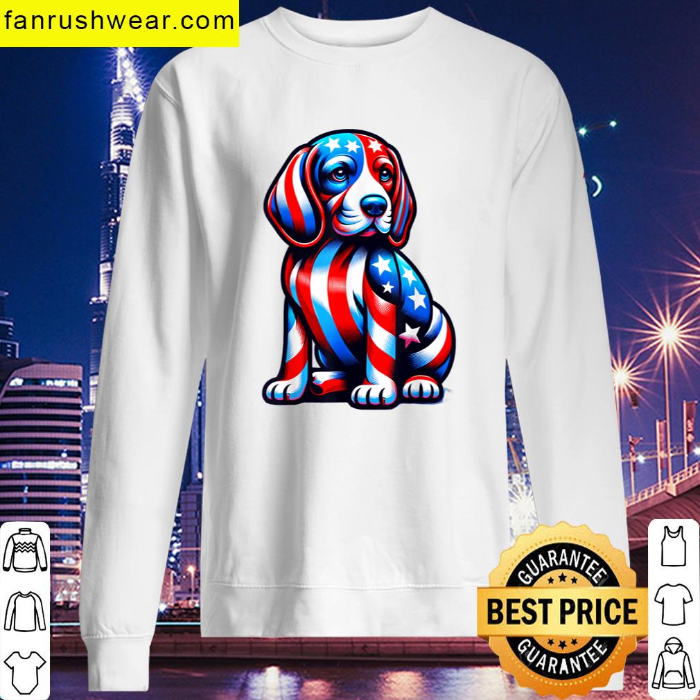 Beagle Dog Lovers 4th Of July T-shirt