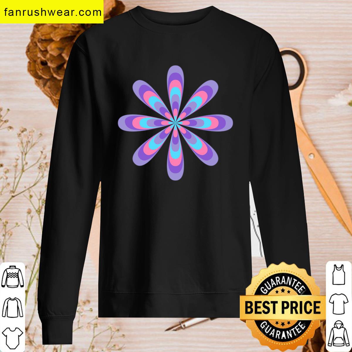 Blue Retro Groovy Tee T-shirt