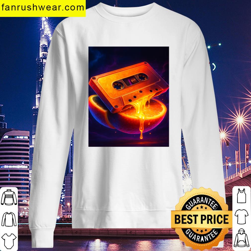 Cassette Citrus Neon Graphic Tee T-shirt