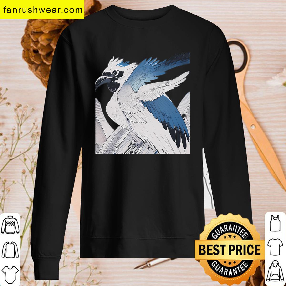 Colorful Avian Guardians Graphic Tee T-shirt