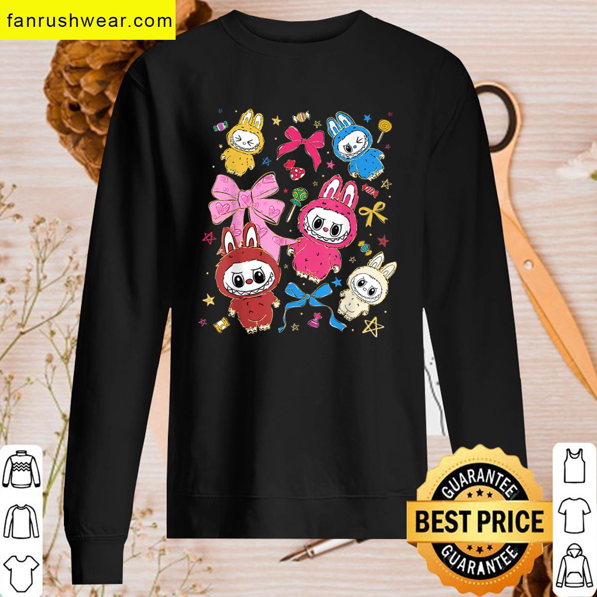 Coquette Bow Labubu For All T-shirt