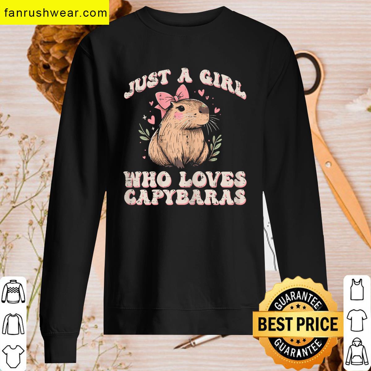 Cute Capybara Graphic Tee T-shirt