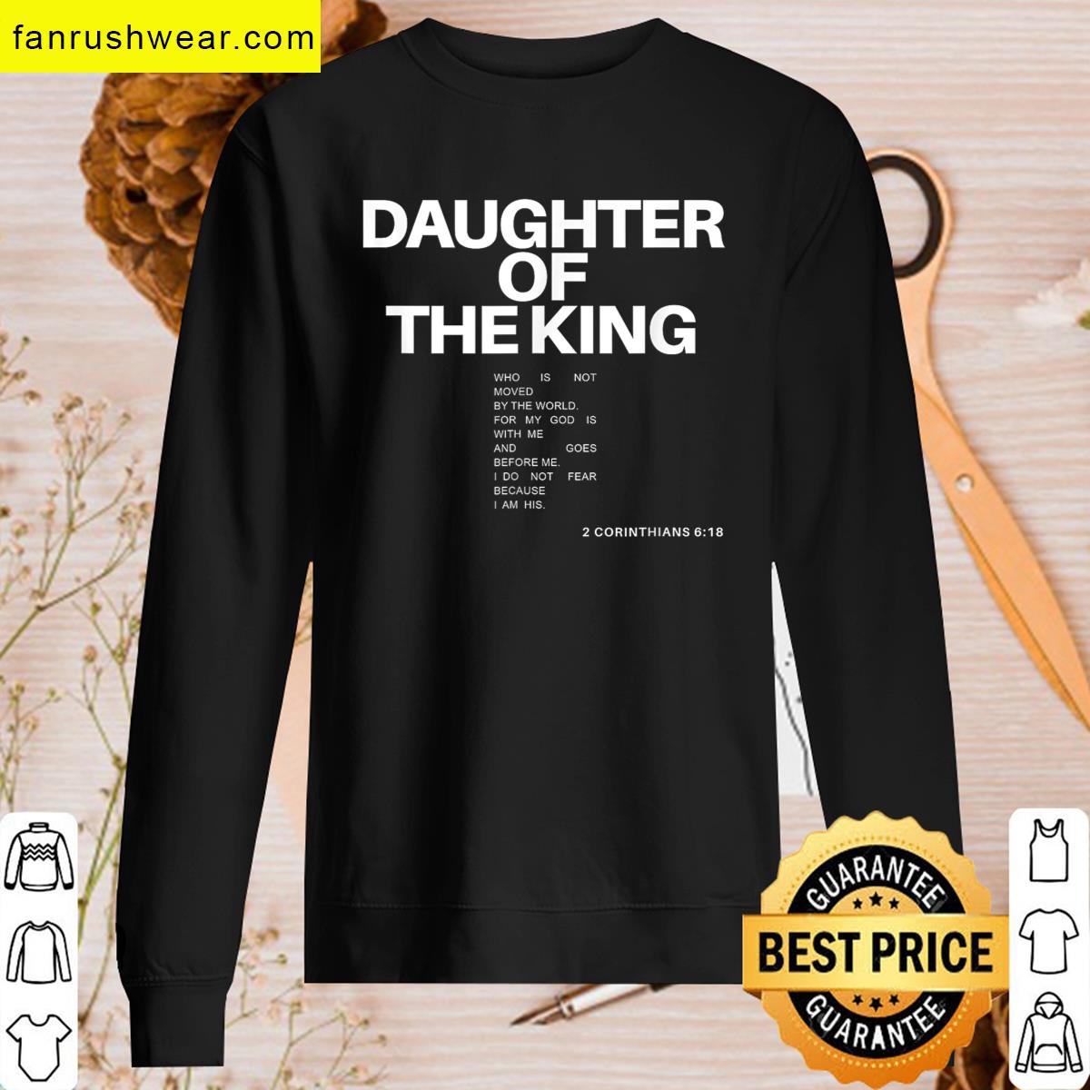 Daughter King Faith Inspired Tee T-shirt