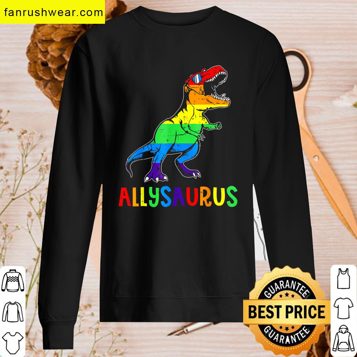 Dinosaur Lgbt Ally T-shirt