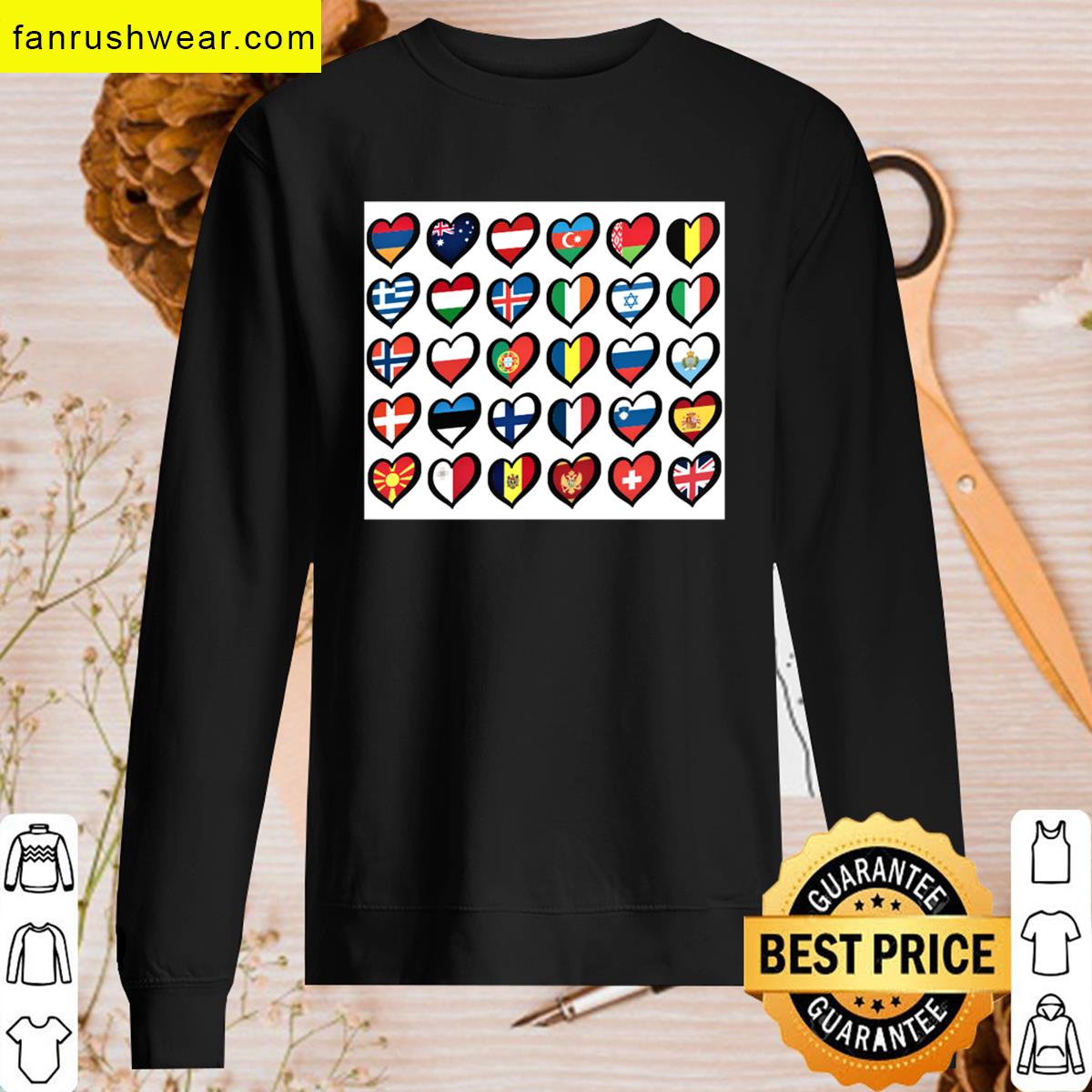 Esc Flags Hearts Apparel T-shirt