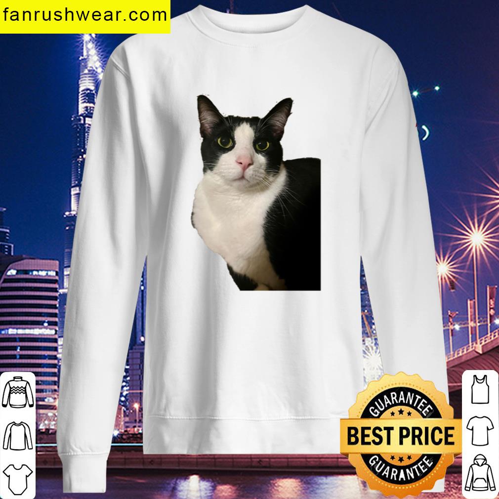 Funny Cat Big Eyes Design T-shirt