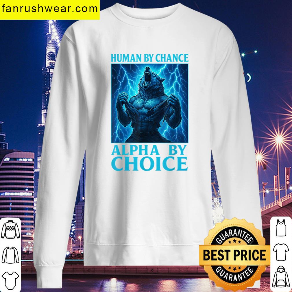 Funny Graphic Alpha Wolf T-shirt