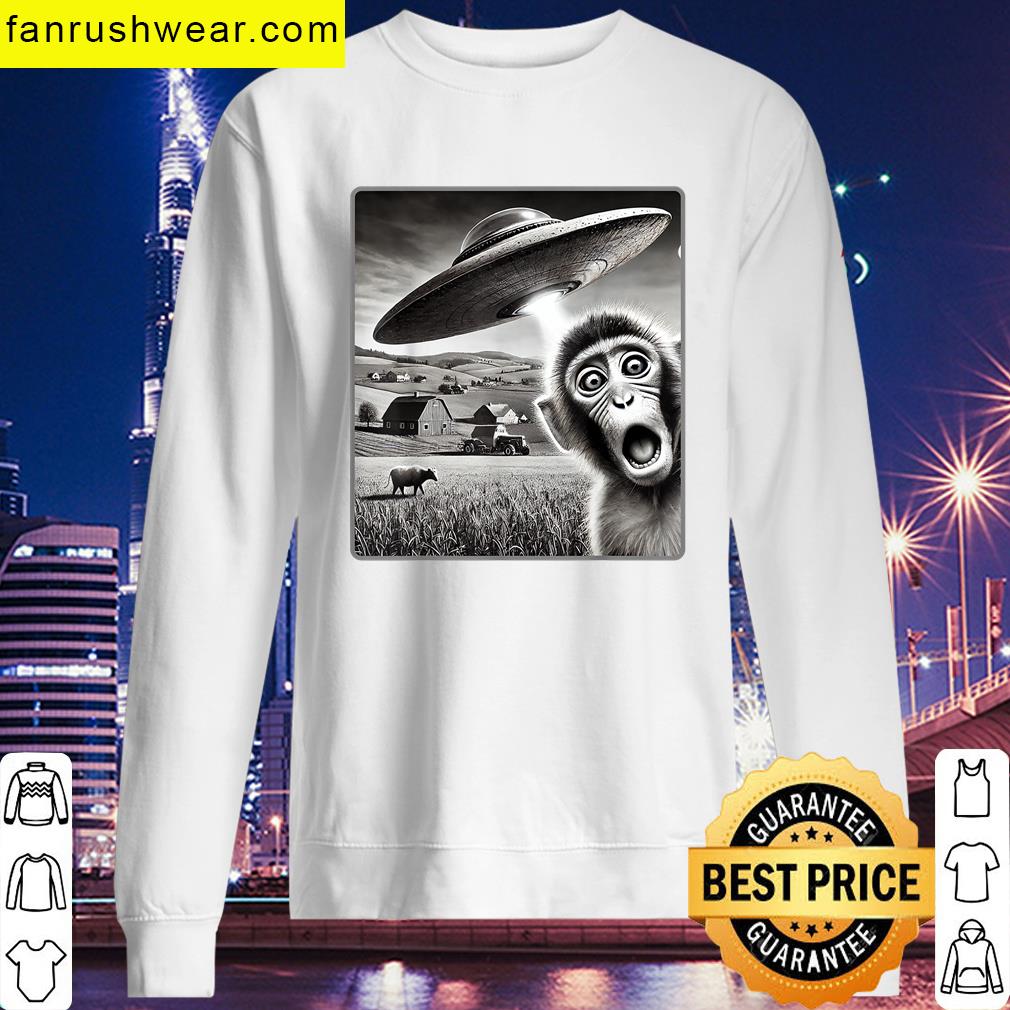 Funny Monkey Alien For Kids T-shirt