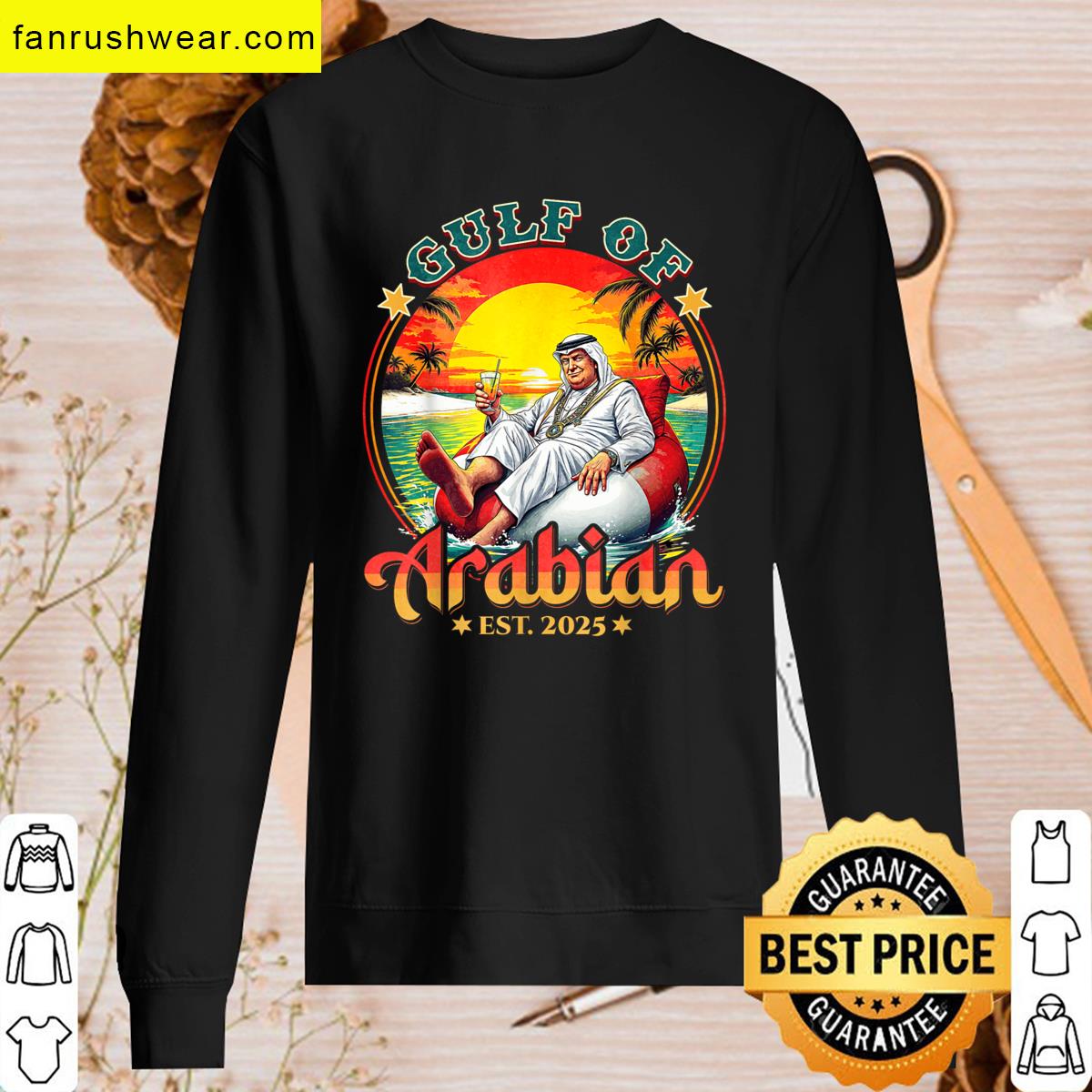 Funny Trump Arabian Graphic Tee T-shirt