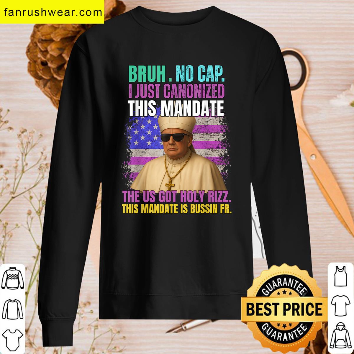 Gen Slang Trump Vatican Apparel T-shirt