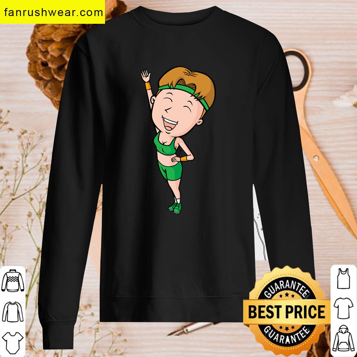 Gymnastics Funny Cartoon Graphic Tee T-shirt