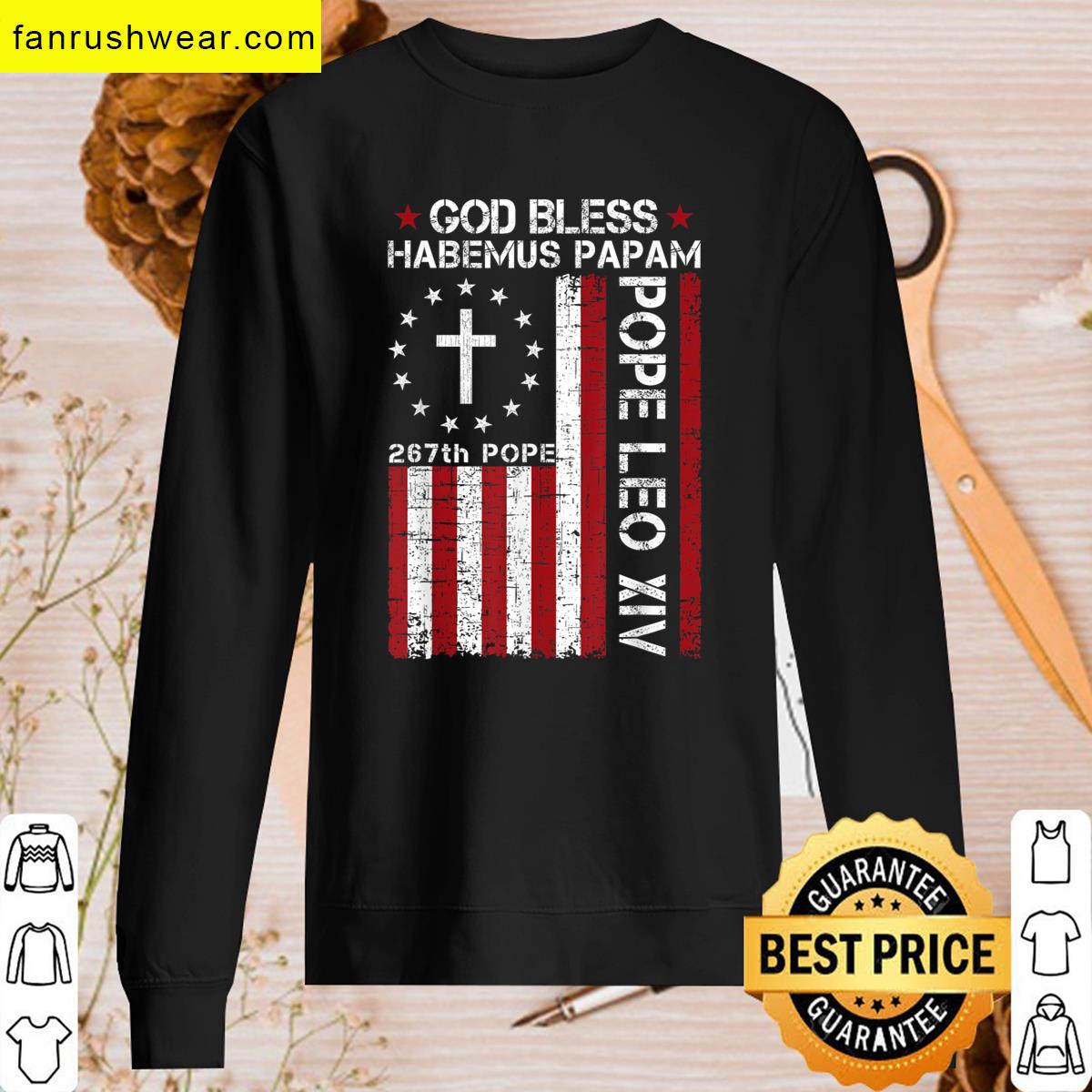 Habemus Papam American Flag T-shirt