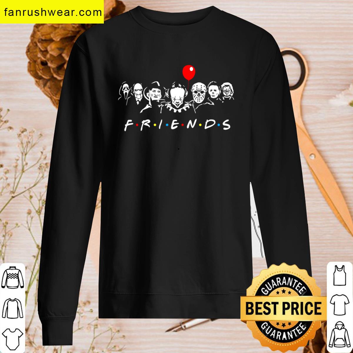 Halloween Horror Movie Characters Tee T-shirt