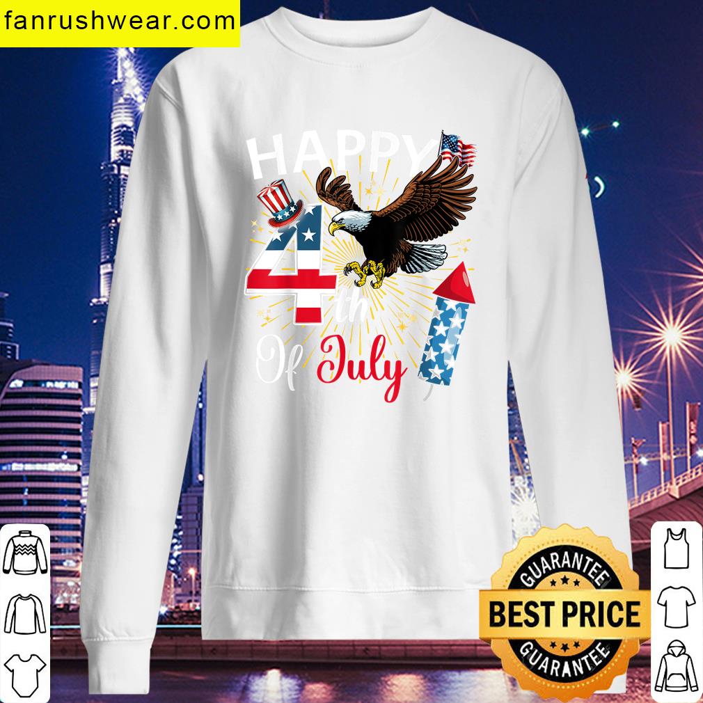 Happy 4th Patriotic Design T-shirt