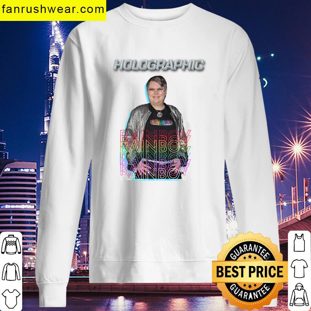 Holographic Rainboy Tee Colorful T-shirt