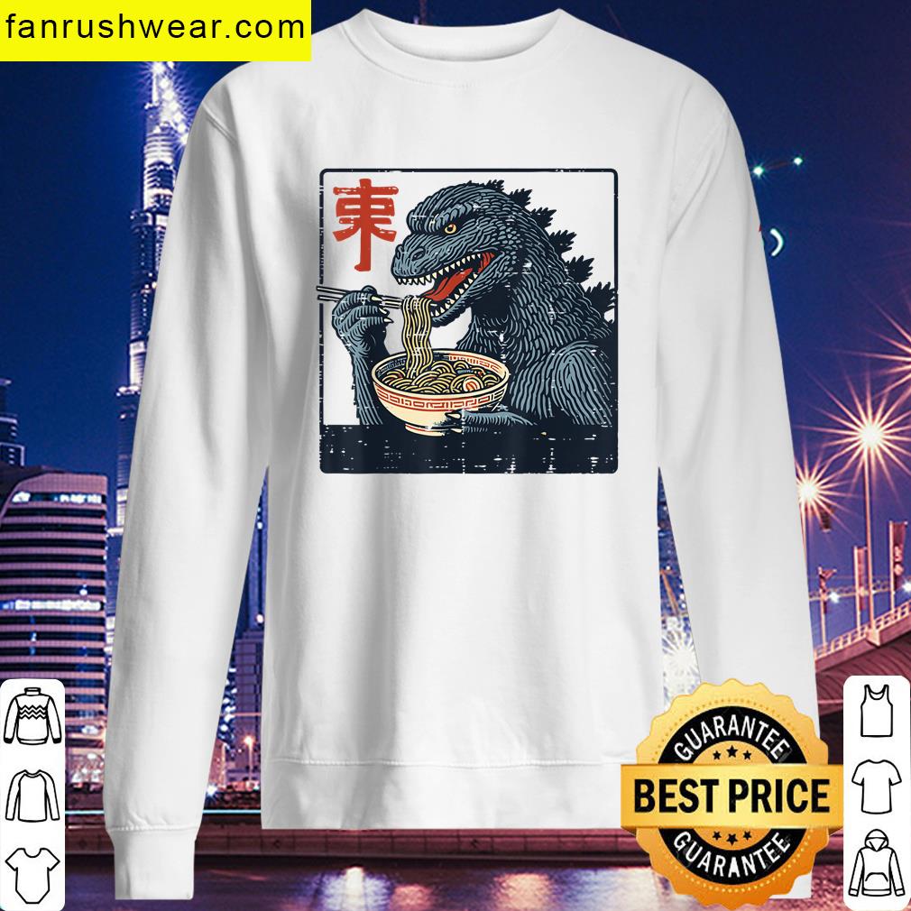 Japanese Kaiju Ramen Noodle Art T-shirt