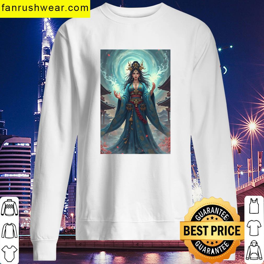 Japanese Kimono Witch Art Fitted T-shirt