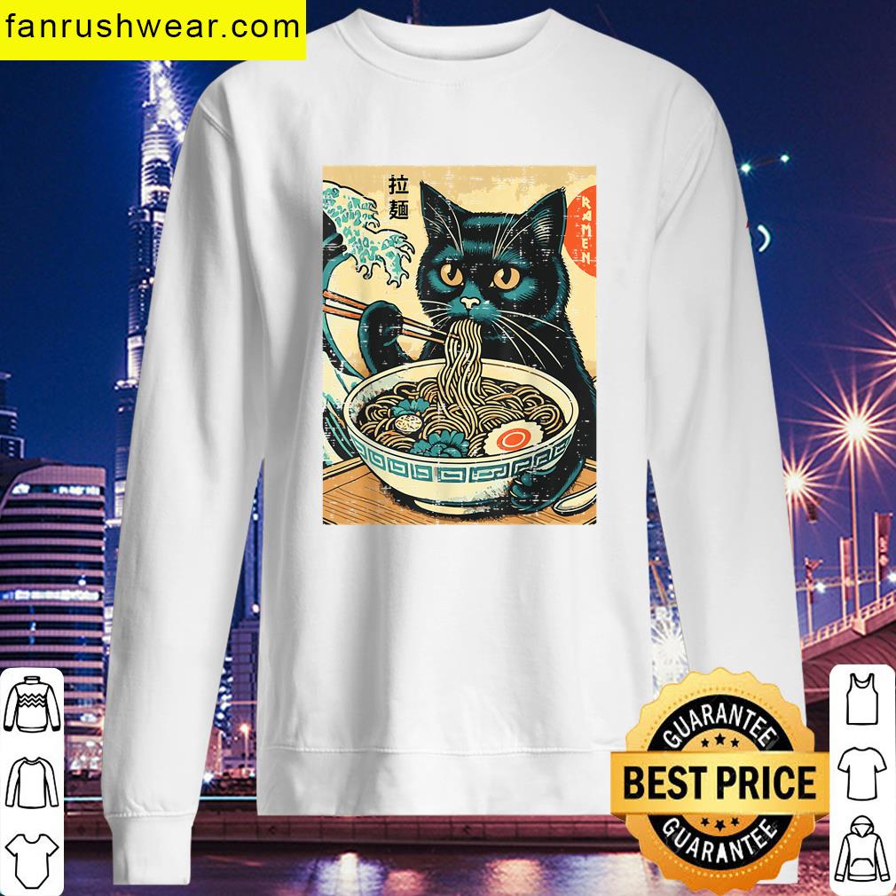 Japanese Wave Ramen Food Tee T-shirt