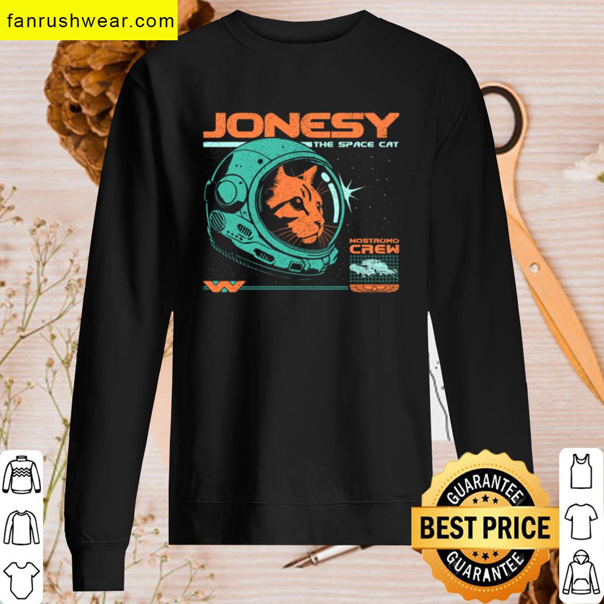Jonesy Cat Design T-shirt