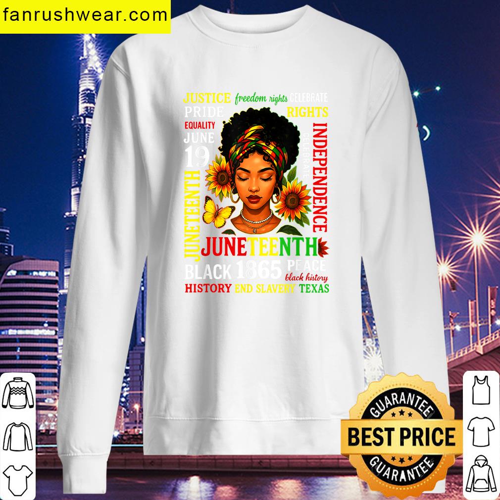 Juneteenth Black Women 1865 Tee T-shirt