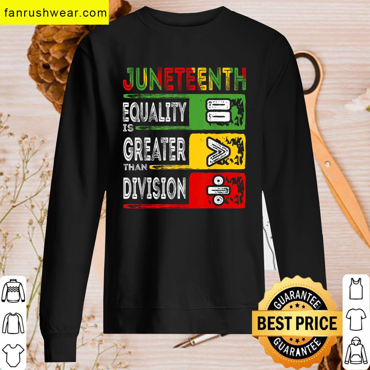 Juneteenth Division Equality Women Tee T-shirt