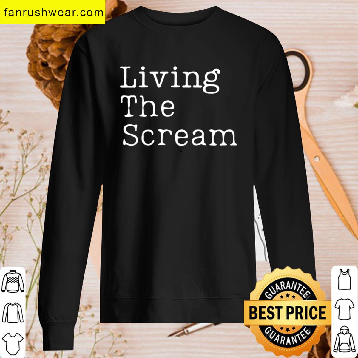 Living The Scream Artistic T-shirt