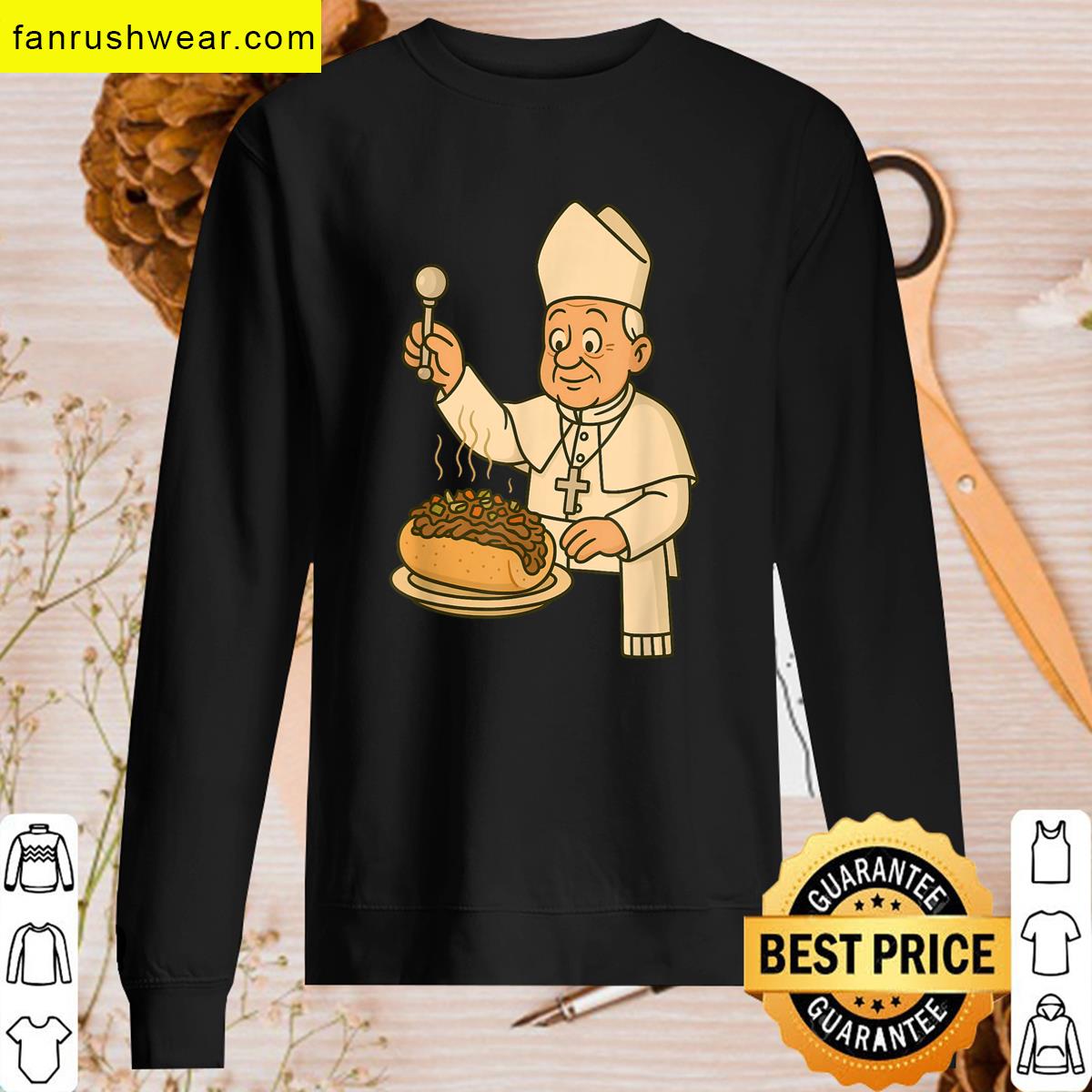 Pope Blessing Humor Tee T-shirt