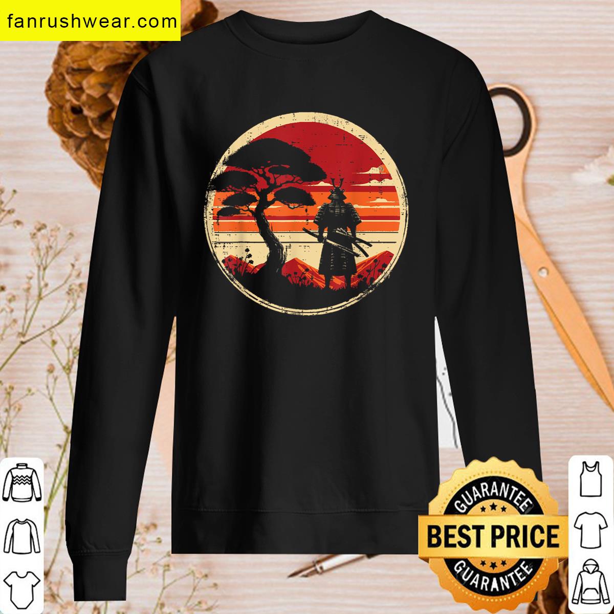 Samurai Sunset Warrior T-shirt