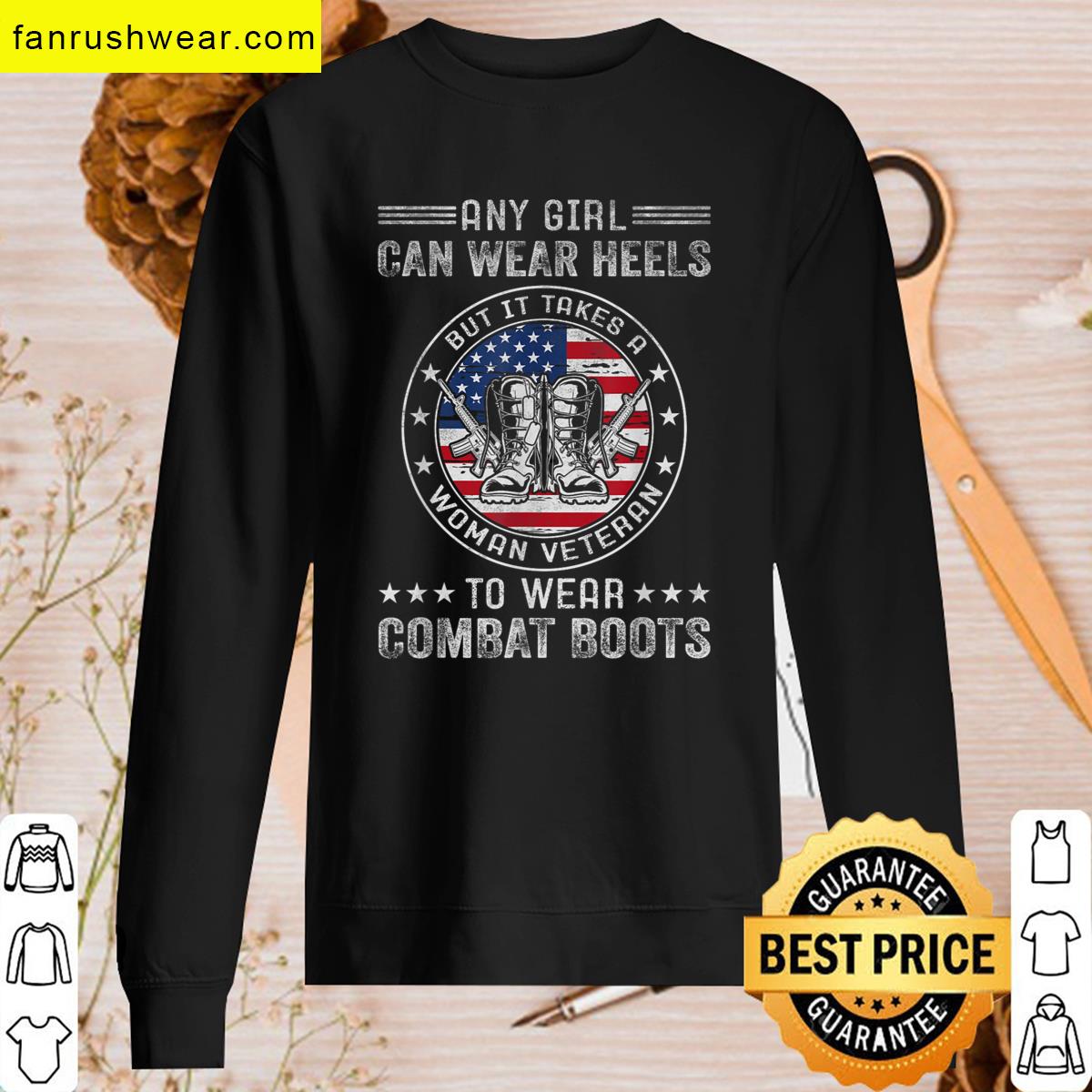 Takes Female Veteran Tee Combat Style T-shirt