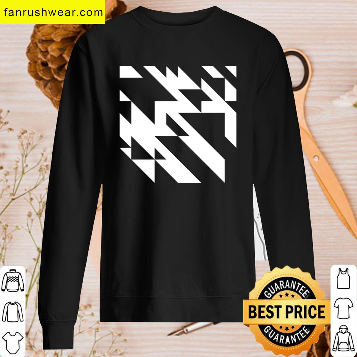 White Pattern Autechre Graphic Tee T-shirt