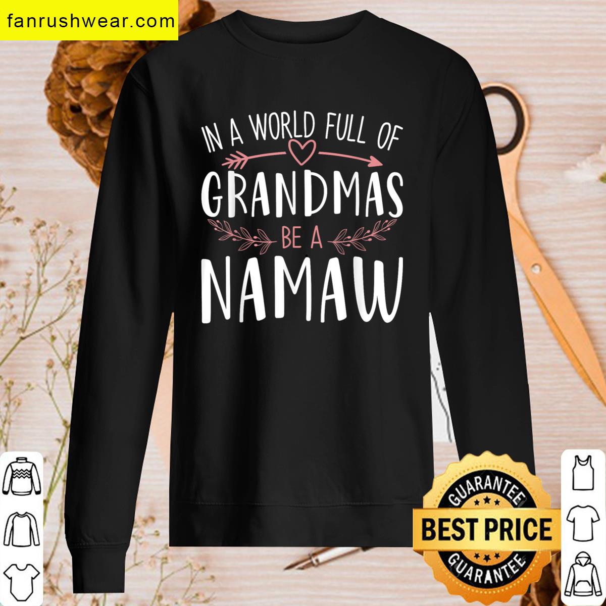 World Full Grandmas Graphic Tee Love T-shirt