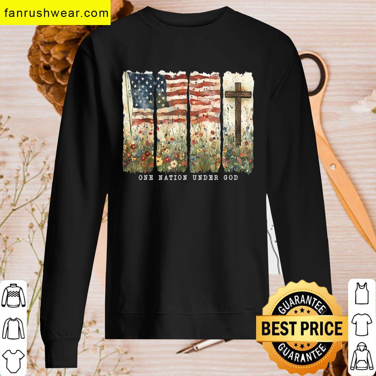 4th Of July God Flag T-shirt