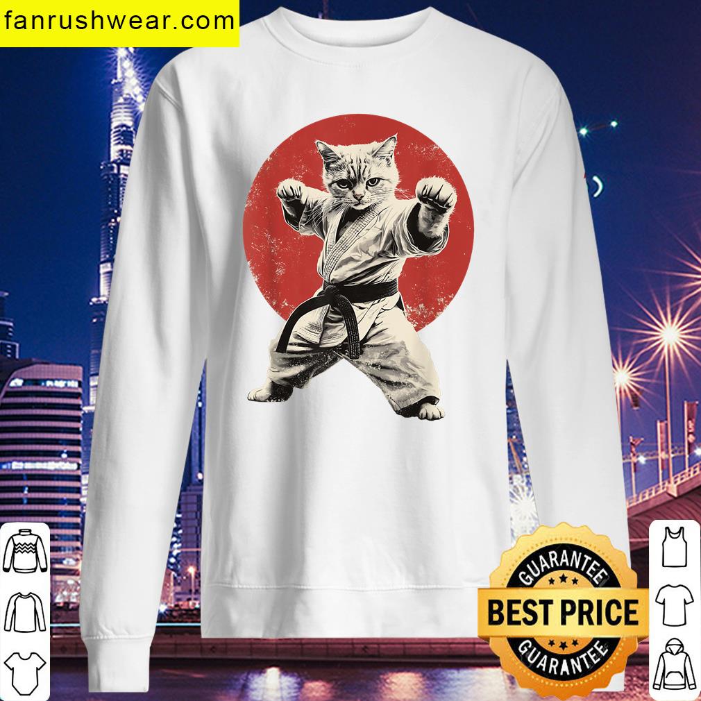 Cat Karate Judo Graphic T-shirt