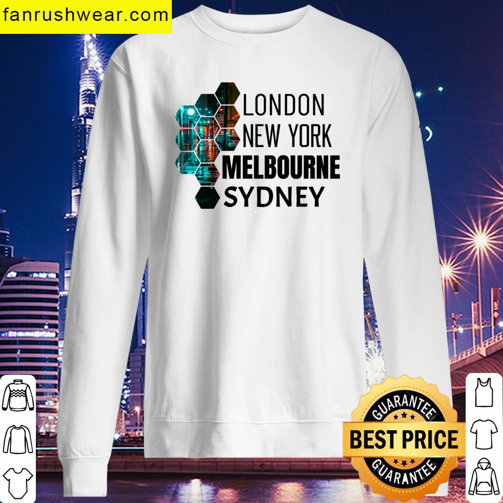 Cities At Night Design T-shirt