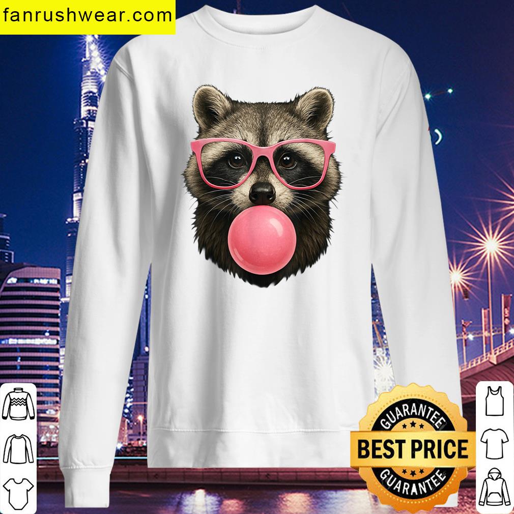 Cool Raccoon Bubble Gum Tee T-shirt