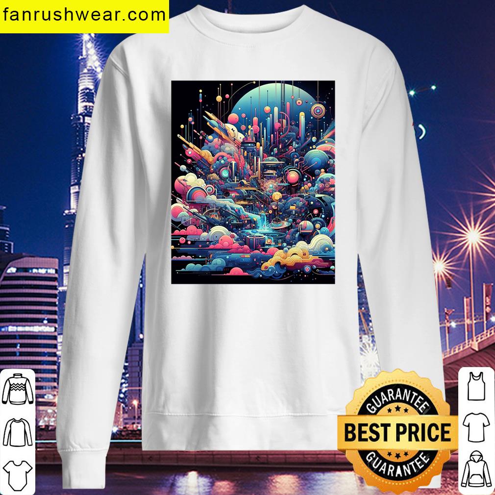 Cosmic Kaleidoscope Art T-shirt