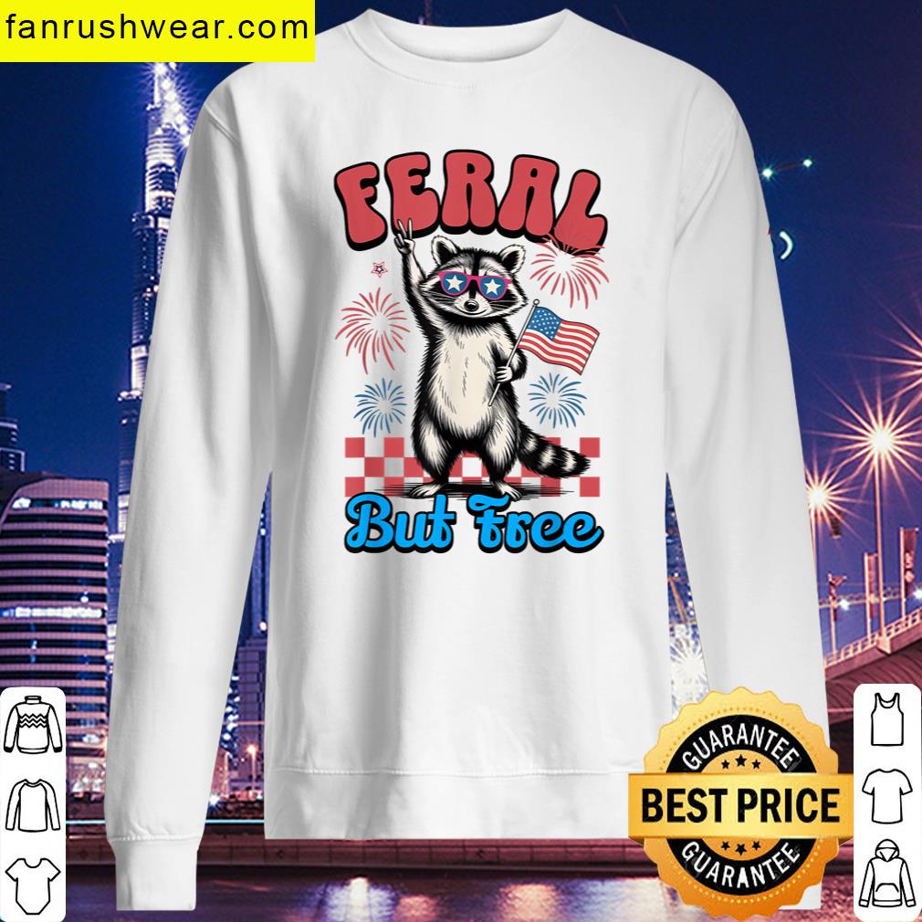Feral But Free Usa T-shirt