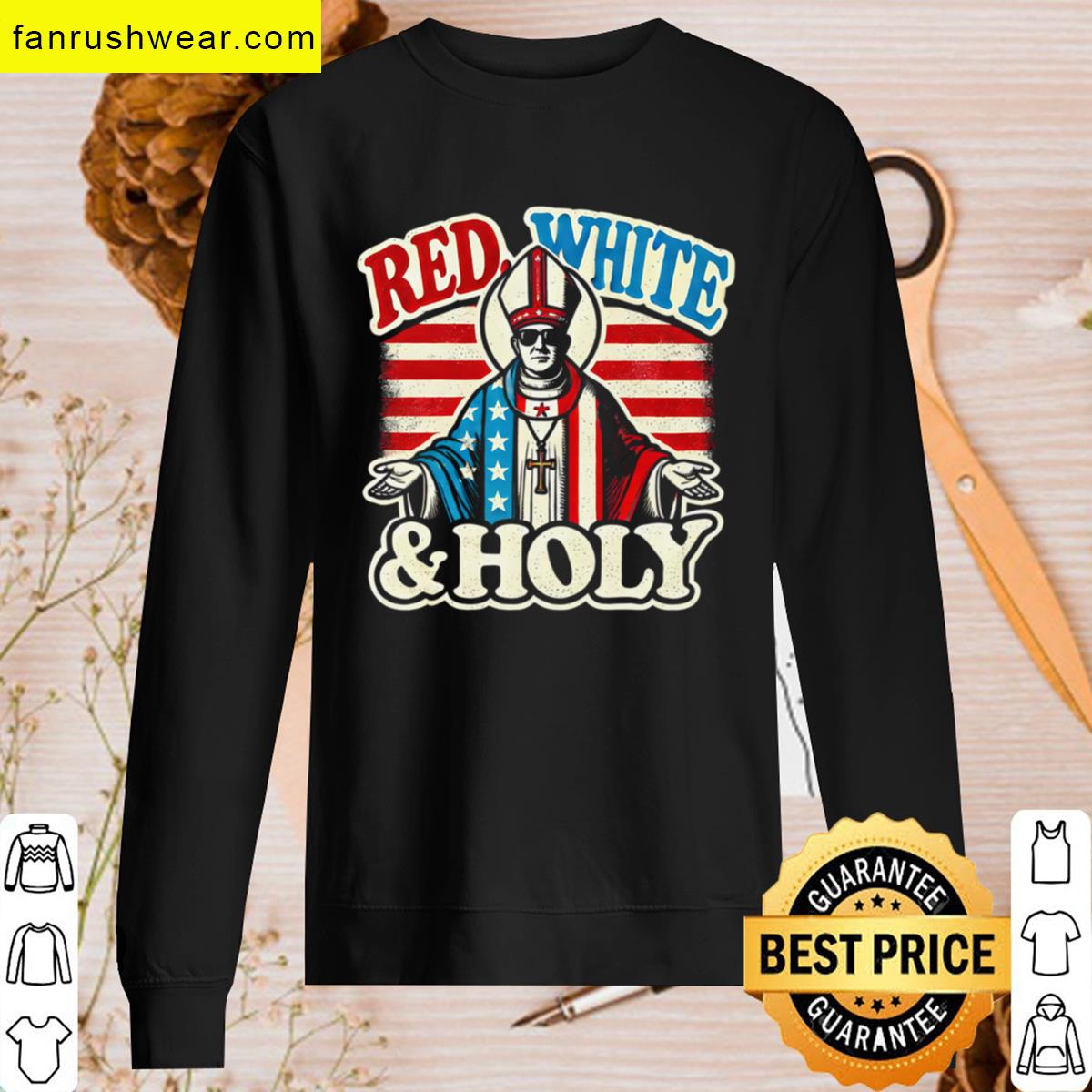 Leo Xiv Red White T-shirt