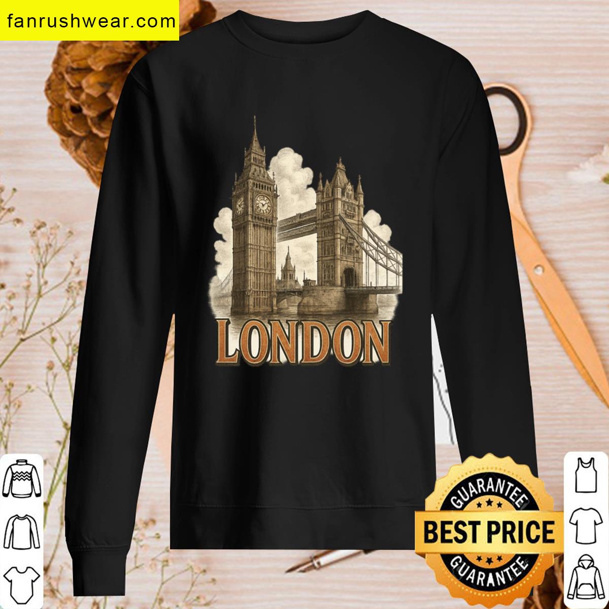 London England Casual Top T-shirt
