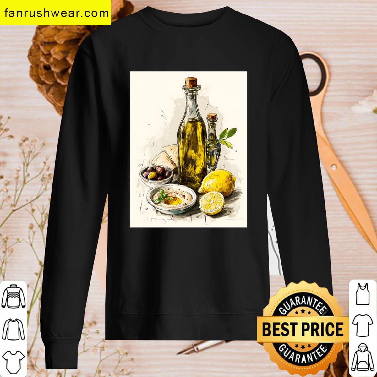 Mediterranean Gourmet Graphic Tee T-shirt