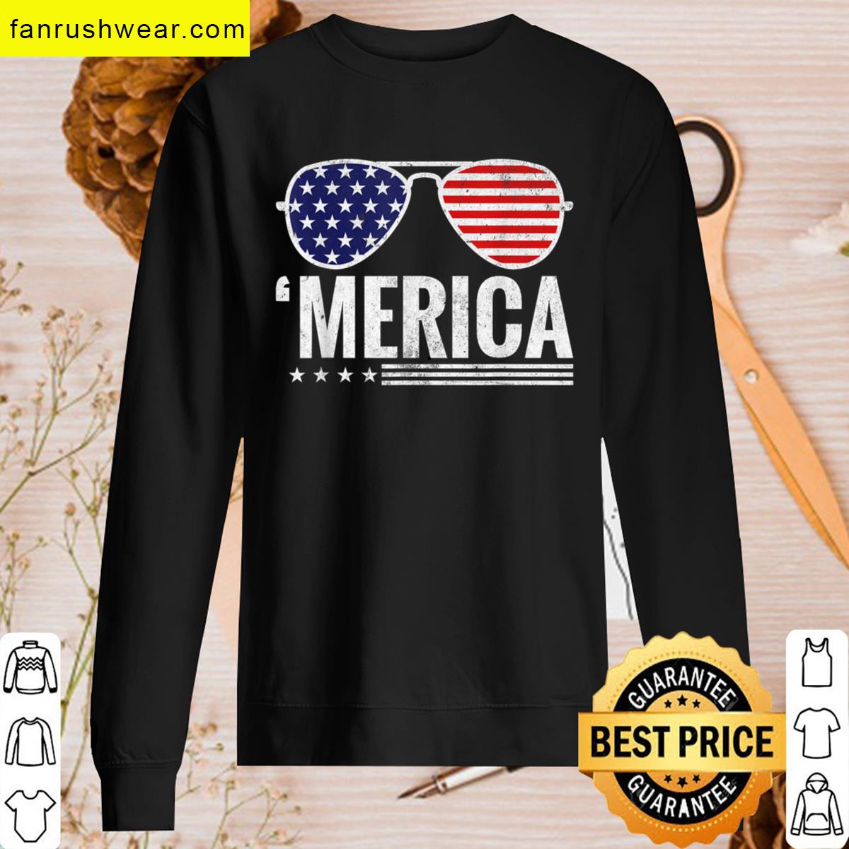 Merica Usa Flag T-shirt