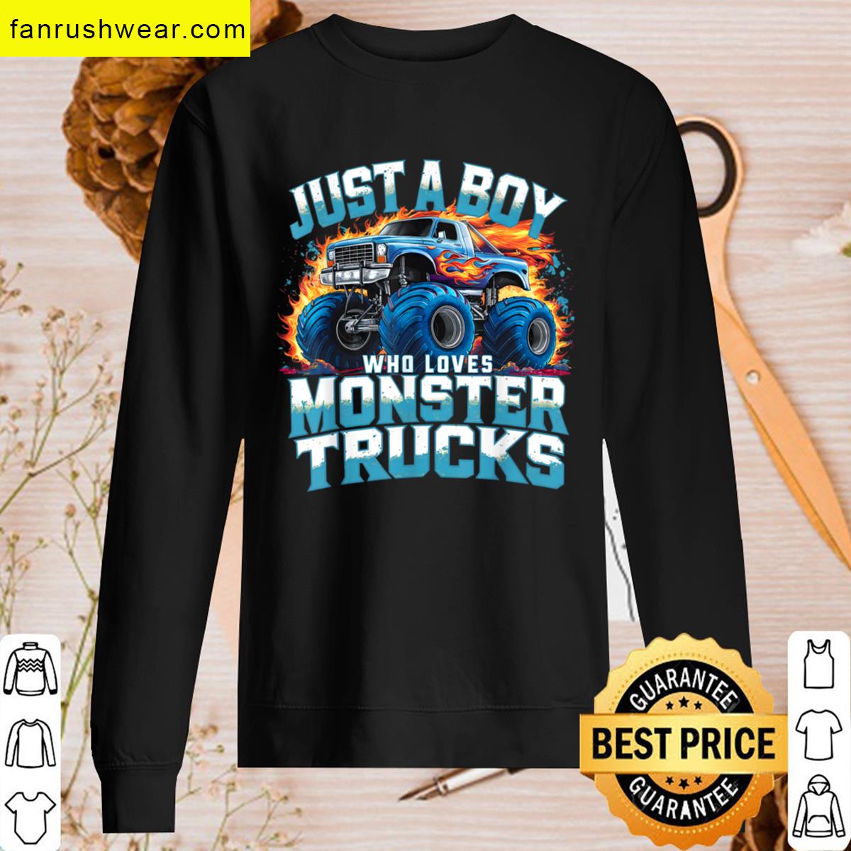 Monster Trucks Kids Fun T-shirt