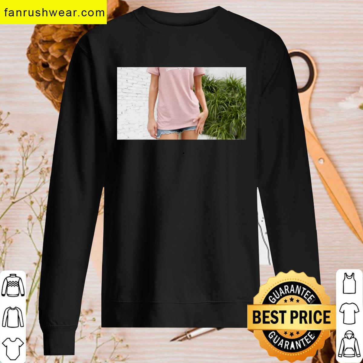 Niubia Simple Heart Graphic Summer Top T-shirt