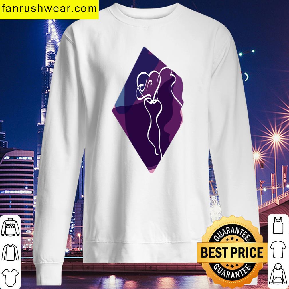 North Linear Watercolor Art T-shirt