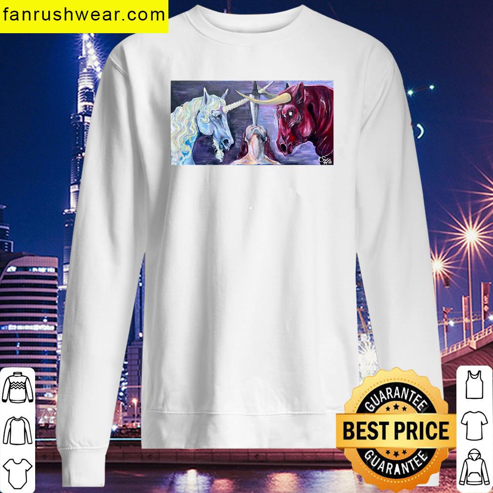 Oversized Deceit Design T-shirt
