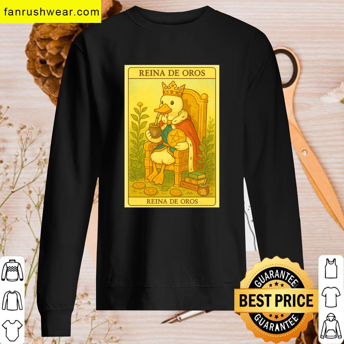 Queen Of Pentacles Design T-shirt