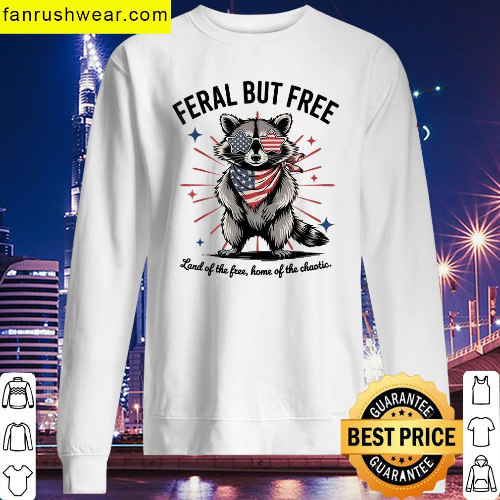 Raccoon Wild And Free T-shirt