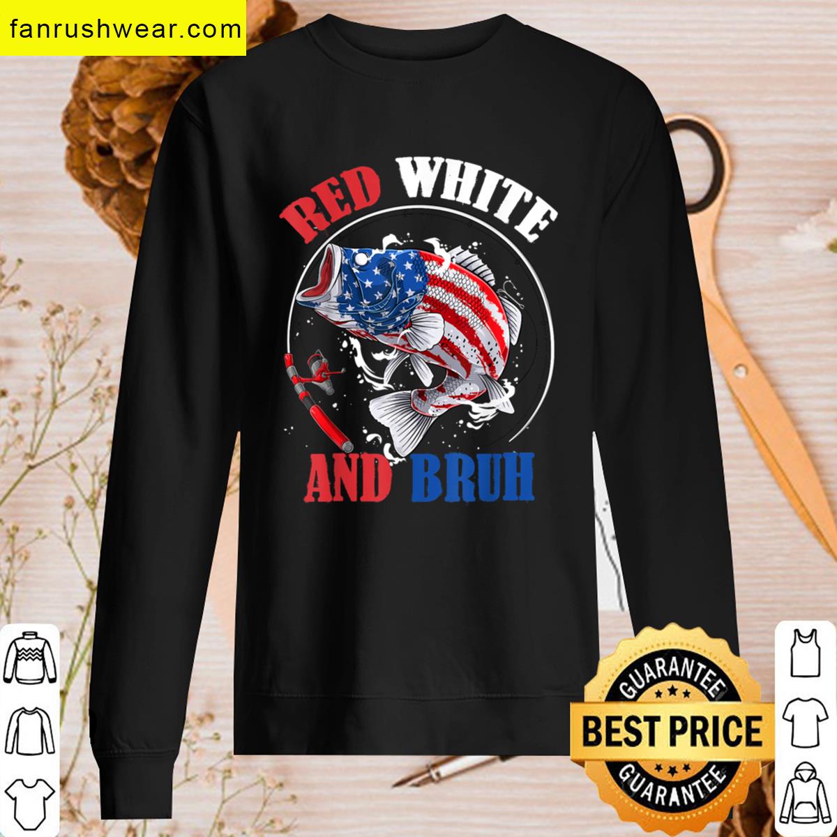 Red White Bruh Kids Patriotic T-shirt